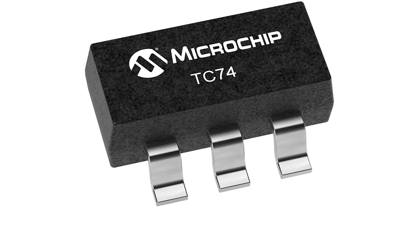 Sensore di temperatura Microchip, interfaccia I2C, SMBus, montaggio , montaggio superficiale