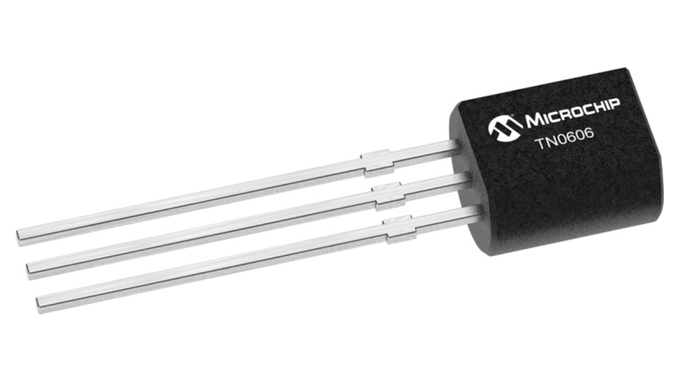 MOSFET Microchip TN0606N3-G, VDSS 60 V, TO-92