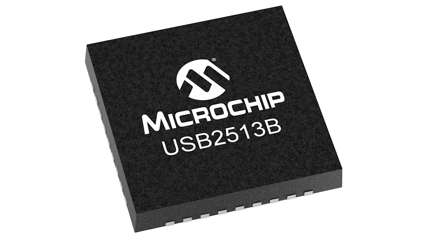 Controlador USB Microchip USB2513B/M2, USB 2.0