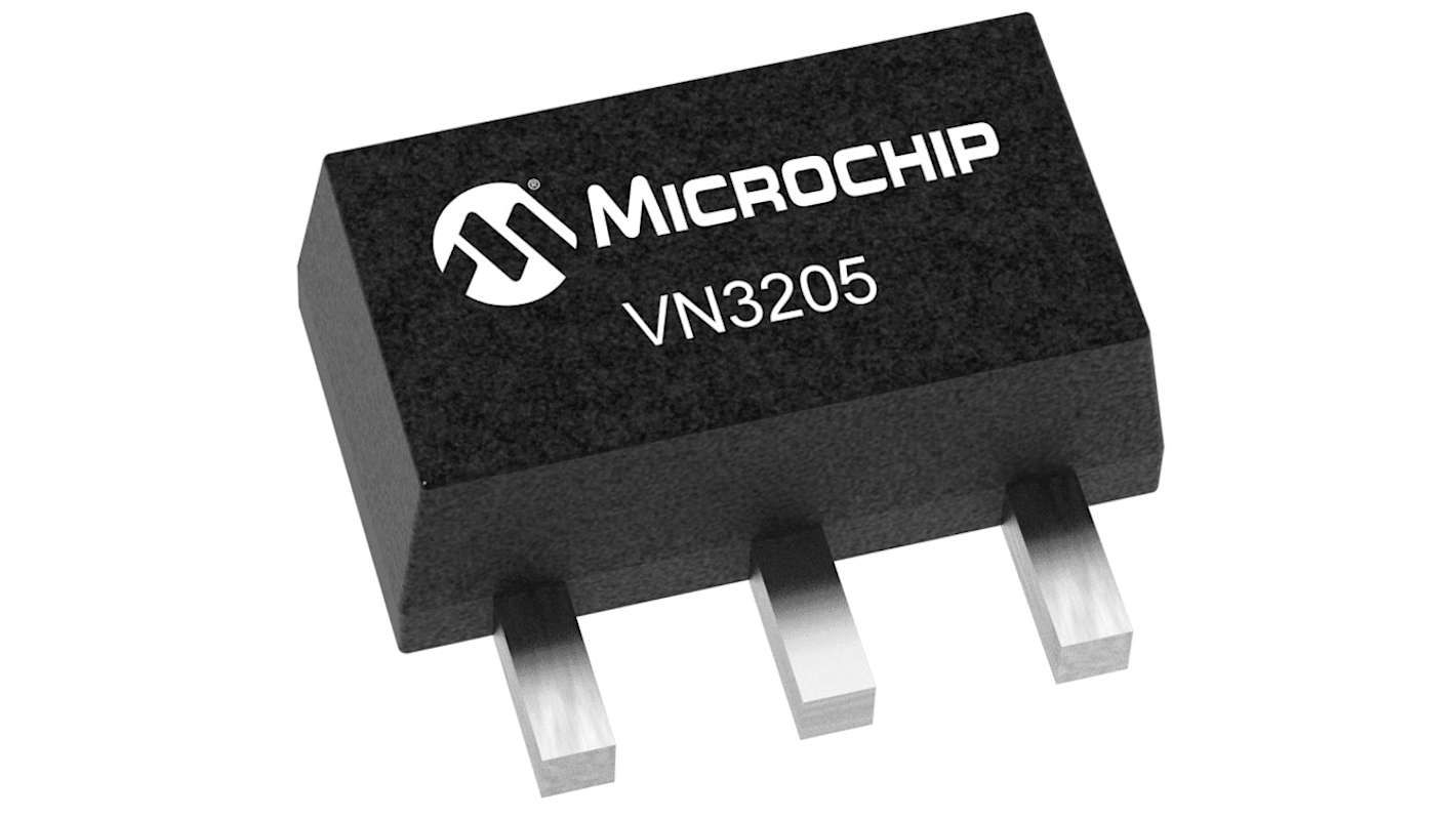 MOSFET Microchip VN3205N8-G, VDSS 50 V, SOT-89