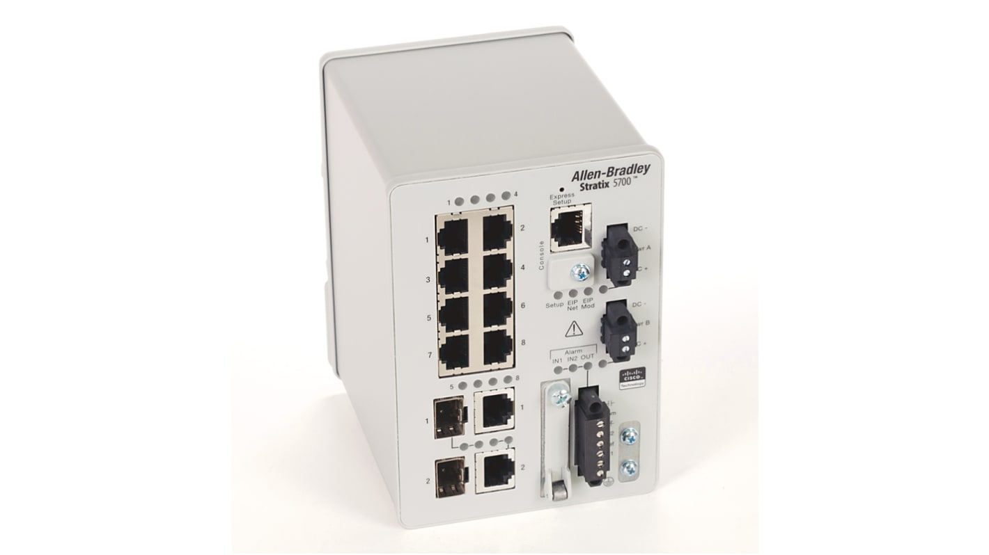 Switch Ethernet Allen Bradley, 10 porte