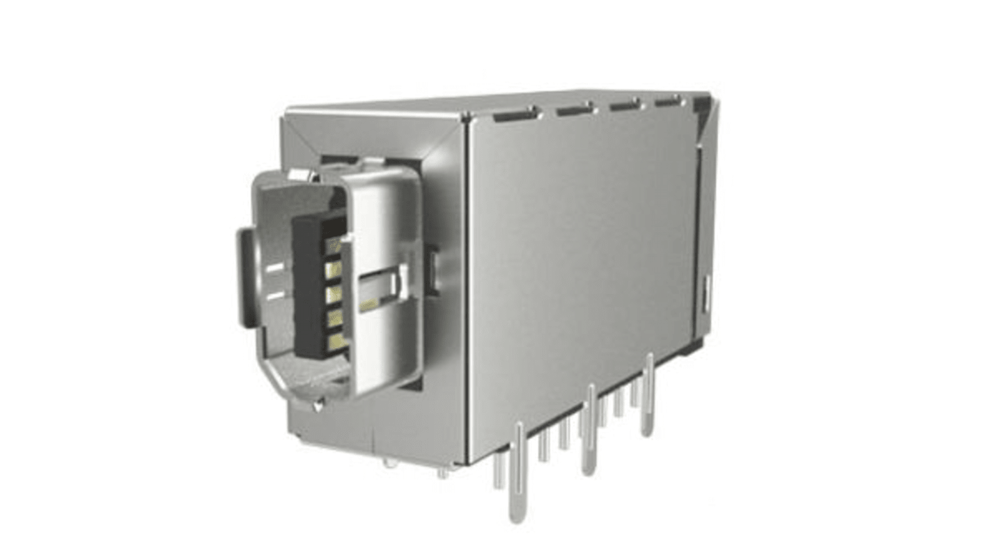 Amphenol Communications Solutions Male IX Industrial Connector, Surface Mount, Cat6a