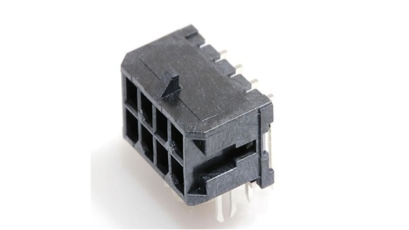 Molex 43045 Series PCB Header, 8 Contact(s), 3mm Pitch, 2 Row(s)