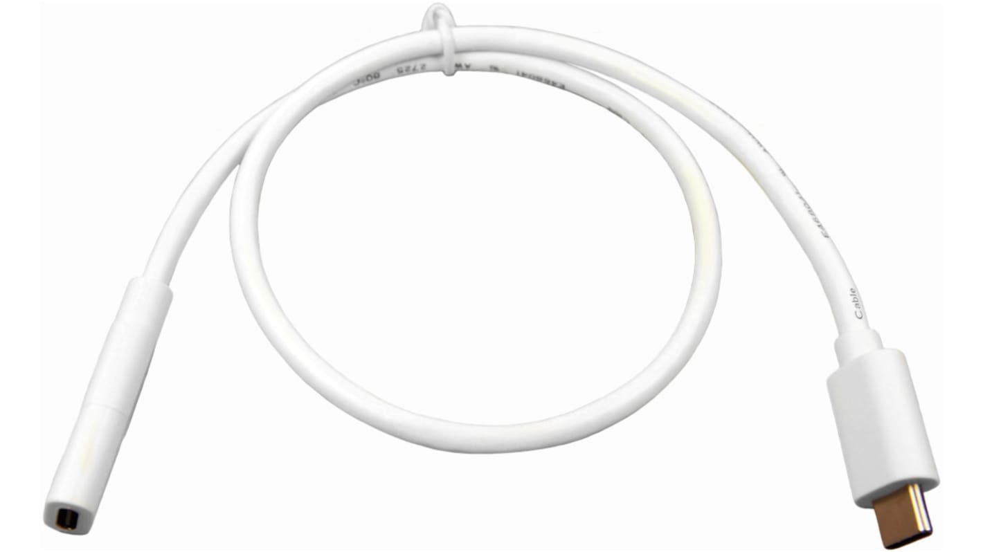RS PRO USB-Kabel, USB C / USB C, 500mm USB 3.1 Weiß