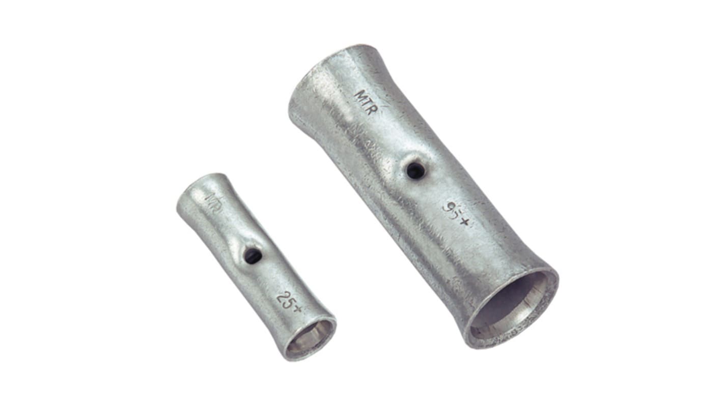 MECATRACTION Butt Connector, Uninsulated 16 mm²