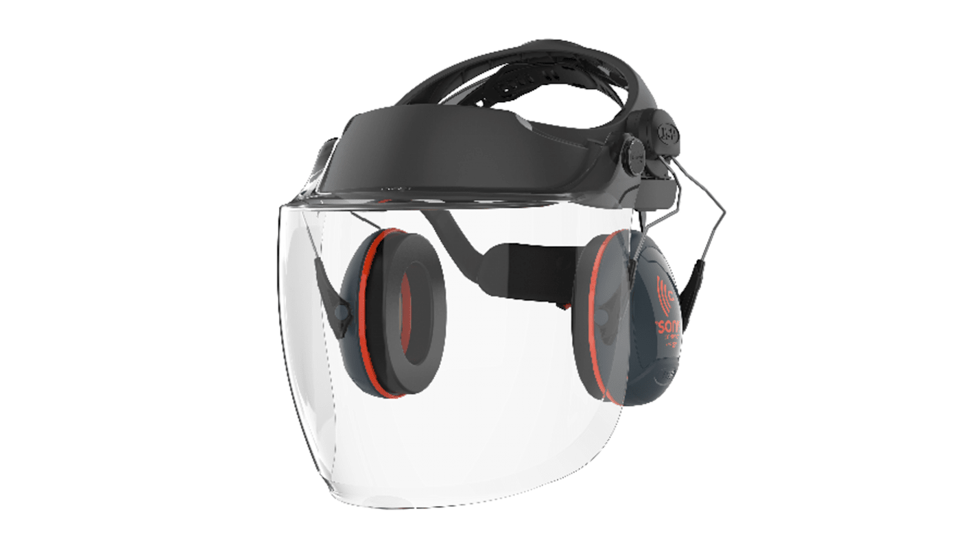 JSP Clear PC Visor with Face Guard , Resistant To Flying Particles