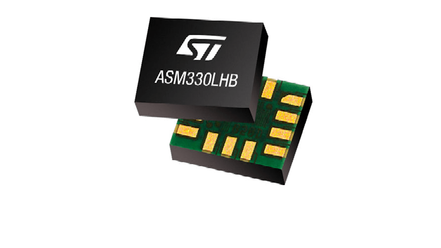STMicroelectronics 3-Axis Surface Accelerometer, LGA, I2C, MIPI I3CSM, SPI, 14-Pin