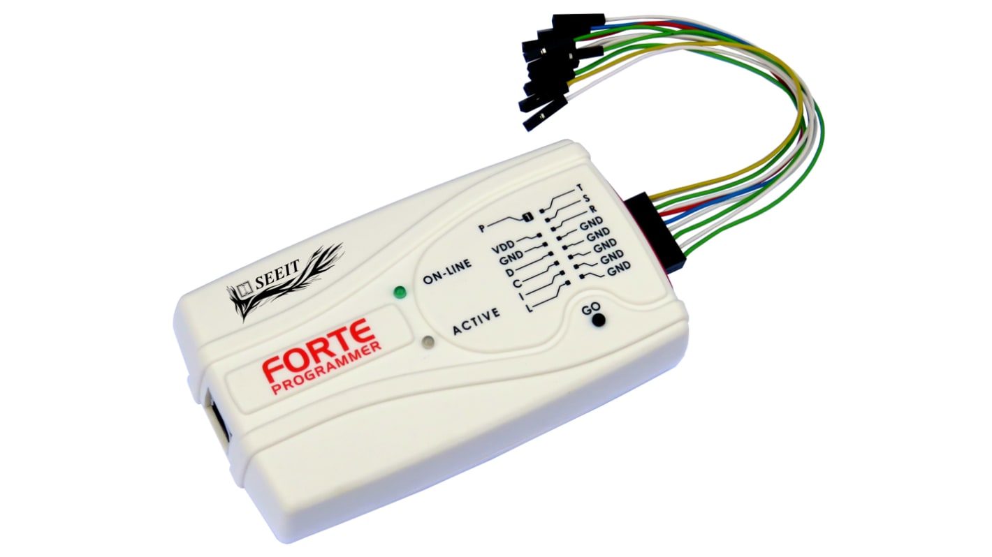 Programmatore per microcontrollori FORTE Seeit, interfaccia Seriale SPI