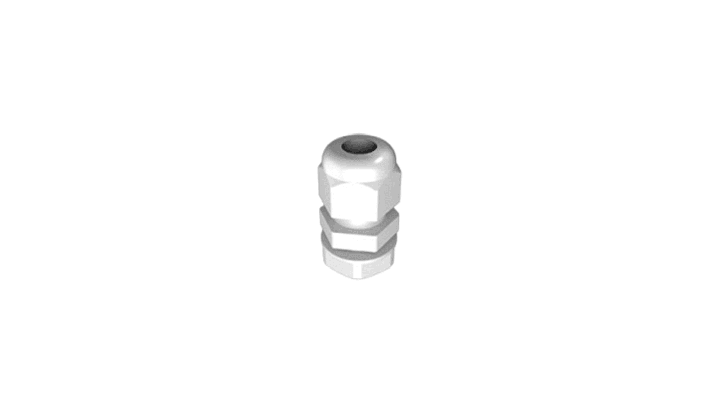 Rittal SZ Series Grey Polyamide Cable Gland, M16 Thread, 10mm Min, 5mm Max, IP68