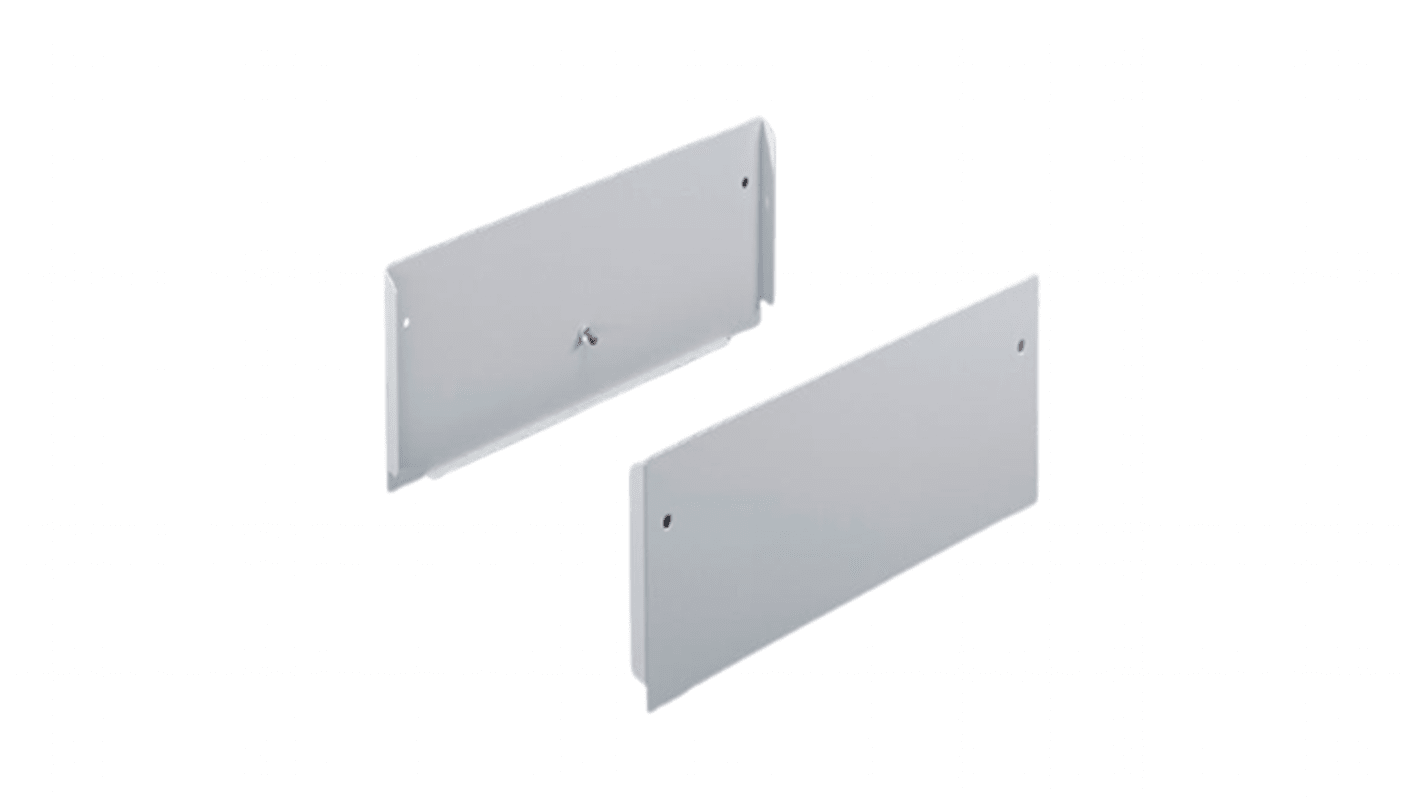 Rittal TS Series RAL 7035 Sheet Steel Side Panel, for Use with Cable Chamber