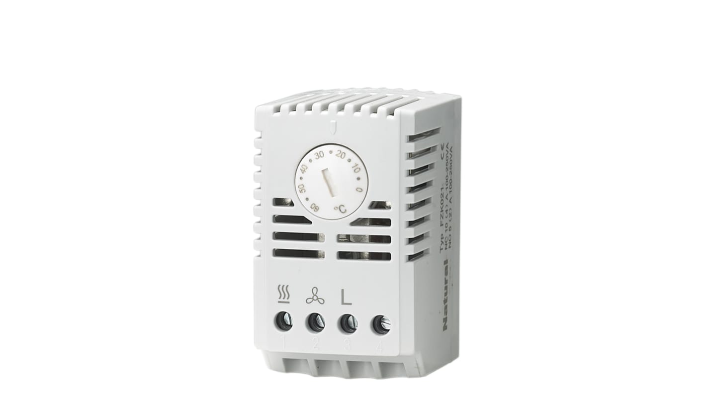 Termostato RS PRO, -20 a +40°C, contacto 10A, 250 V, NC