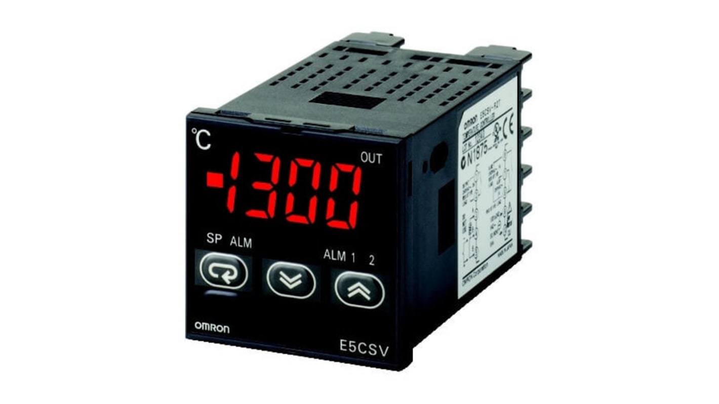 Rs-Online Controller Omron E5CSV 100 → 240 V c.a. 48 x 48 x 78mm 2 uscite Relè