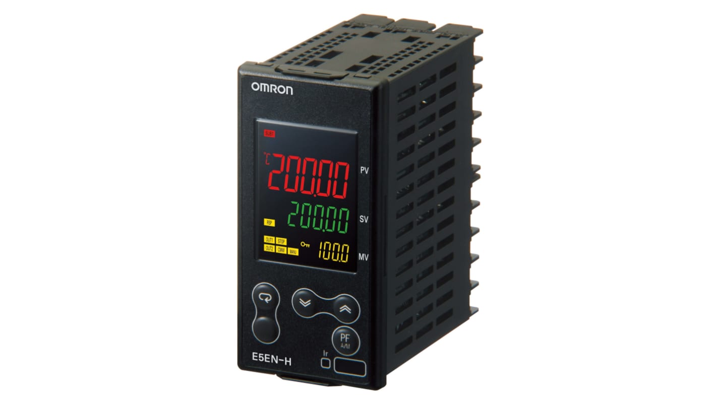 Omron E5EN Panel Mount Controller, 48 x 96 x 78mm 3 dedicated Input, 3 dedicated Output With additional card, 24 V