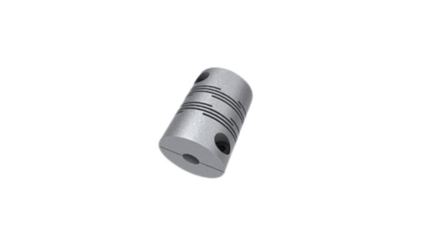 OPTIBELT MWKA40 Rigid Shaft Coupling, 6 → 19mm Outside Diameter, Aluminium