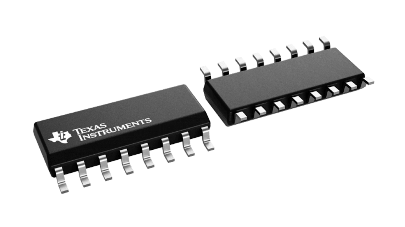 Texas Instruments 四路单刀双掷模拟开关开关电源芯片, 100mA, 4.6 V, 4输出, 四通道, 16 Pin引脚