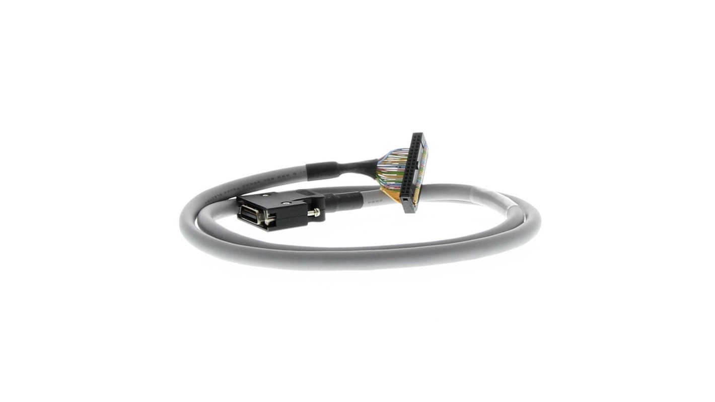 Omron PLC connection cable 1m For Use With HMI SmartStep 2, PLC SmartStep 2