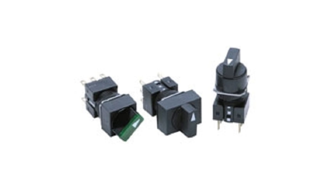Omron Selector Switch - (DPDT), Illuminated