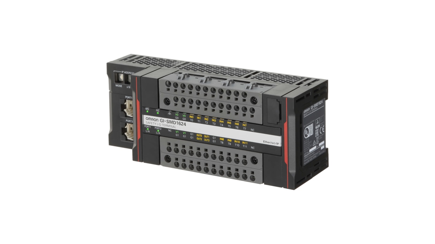 Omron Steckbarer E/A-Steckverbinder, 2-fach 24-polig