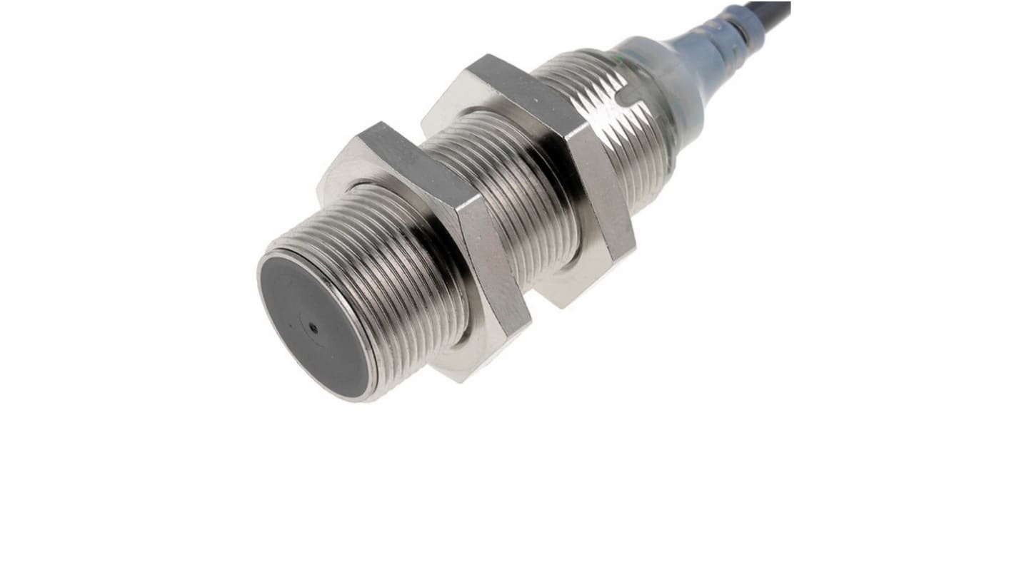 Omron Inductive Barrel-Style Proximity Sensor, M18 x 1, 8 mm Detection, PNP Output