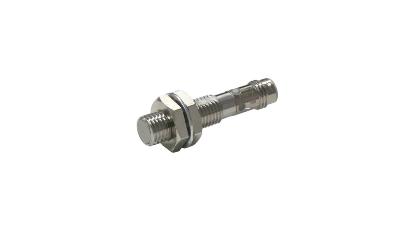 Omron Inductive Barrel-Style Proximity Sensor, M8 x 1, 1.5 mm Detection, PNP Output