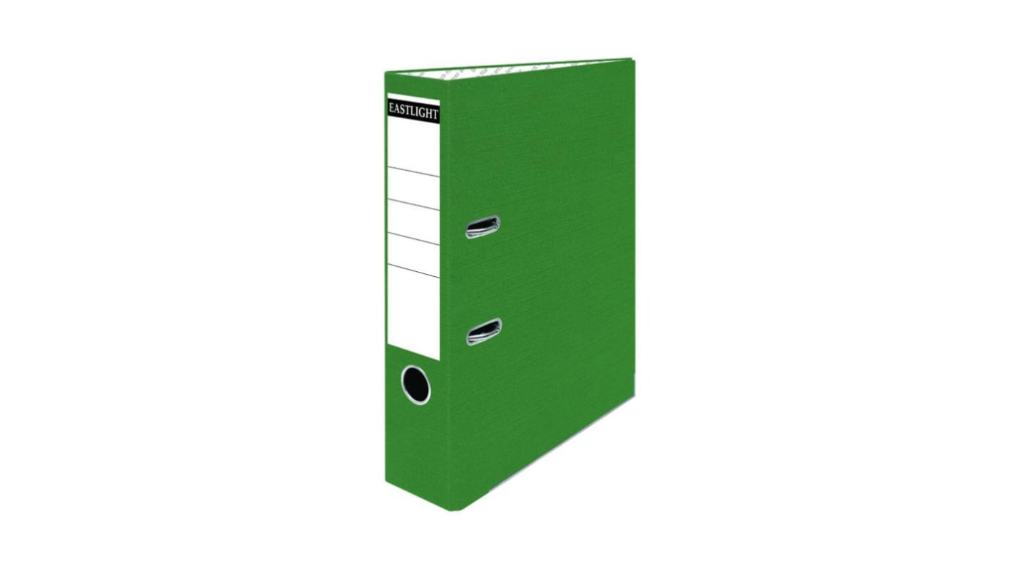 PASTOREG Green A4 Lever Arch Clip File, Ring Binder