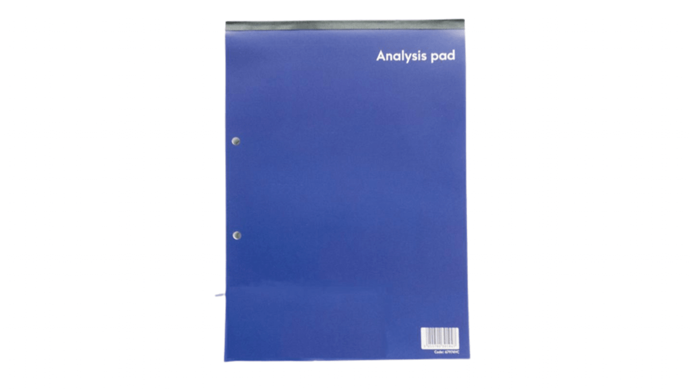 Victor Stationery Notizbuch mit Untere Linienpapier, A4 Oberseitig gebunden, Blau