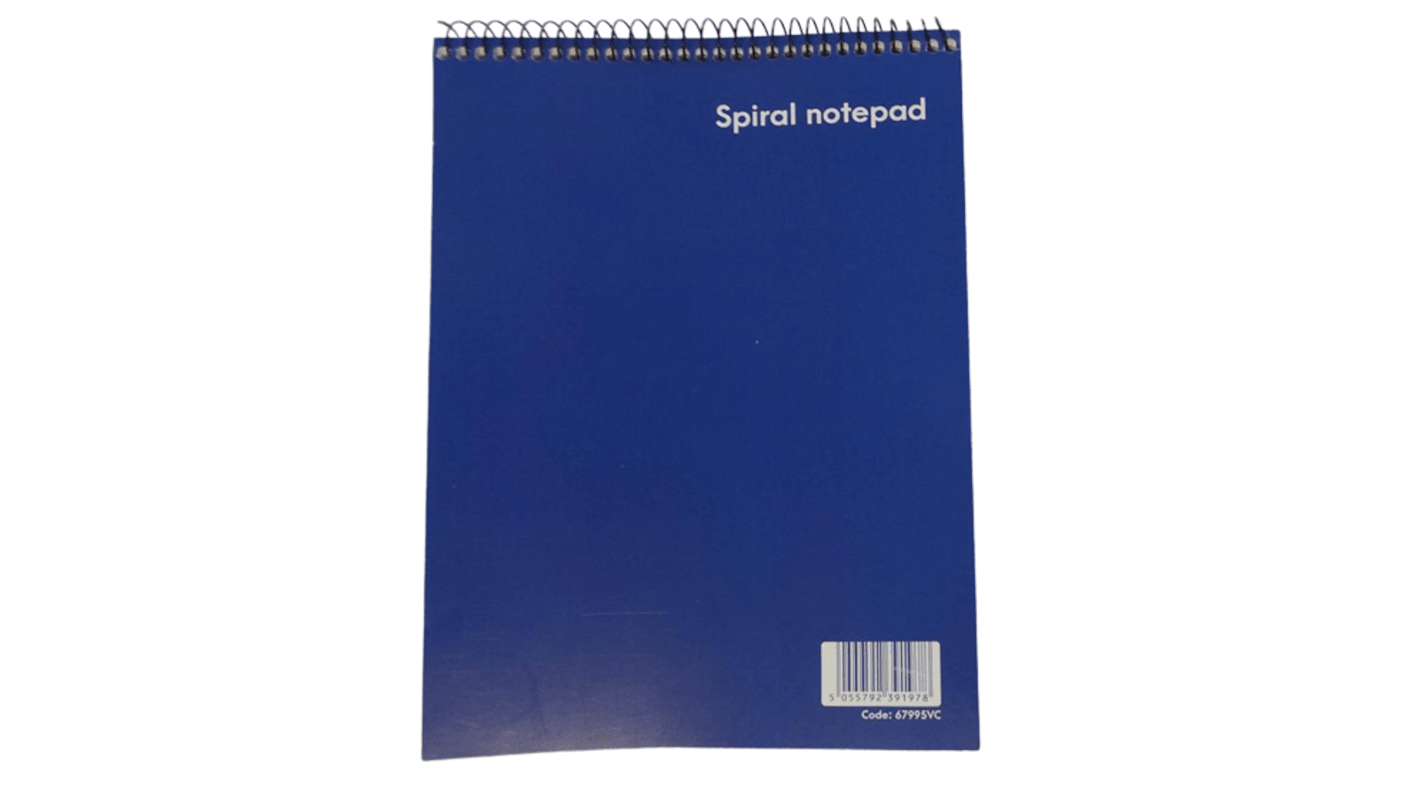 Victor Stationery A5 Wirebound Lower Notepad Ruled Sheets