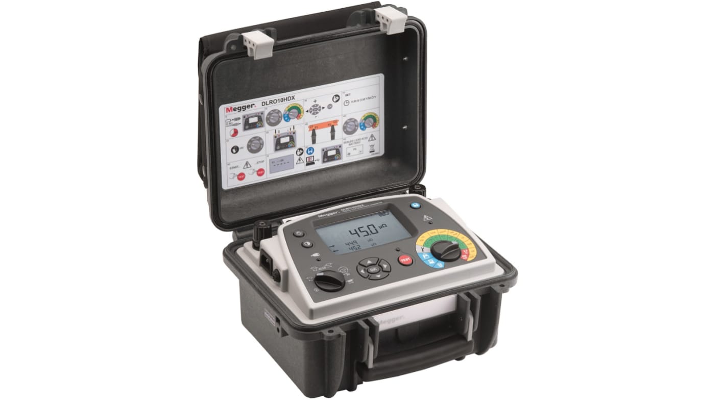 Megger Ohmmeter, 2000 Ω Max, Current, Voltage