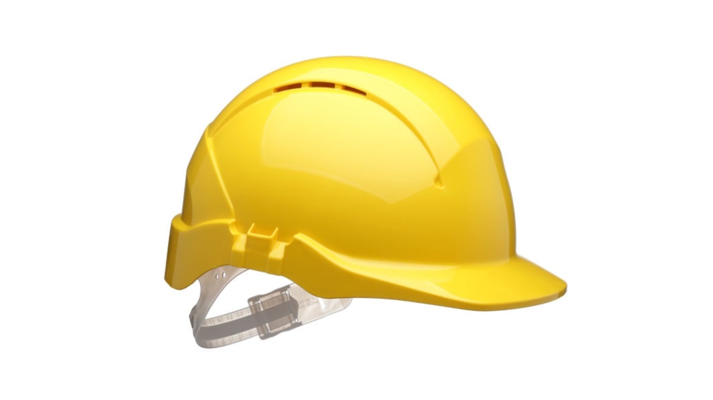 Centurion Safety Concept Core Yellow Safety Helmet, Adjustable, Ventilated