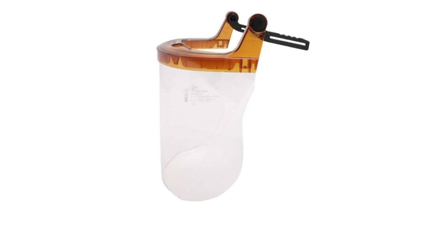 Visiera di protezione per alte temperature sollevabile Centurion Safety con lenti trasparenti, in Triacetato,