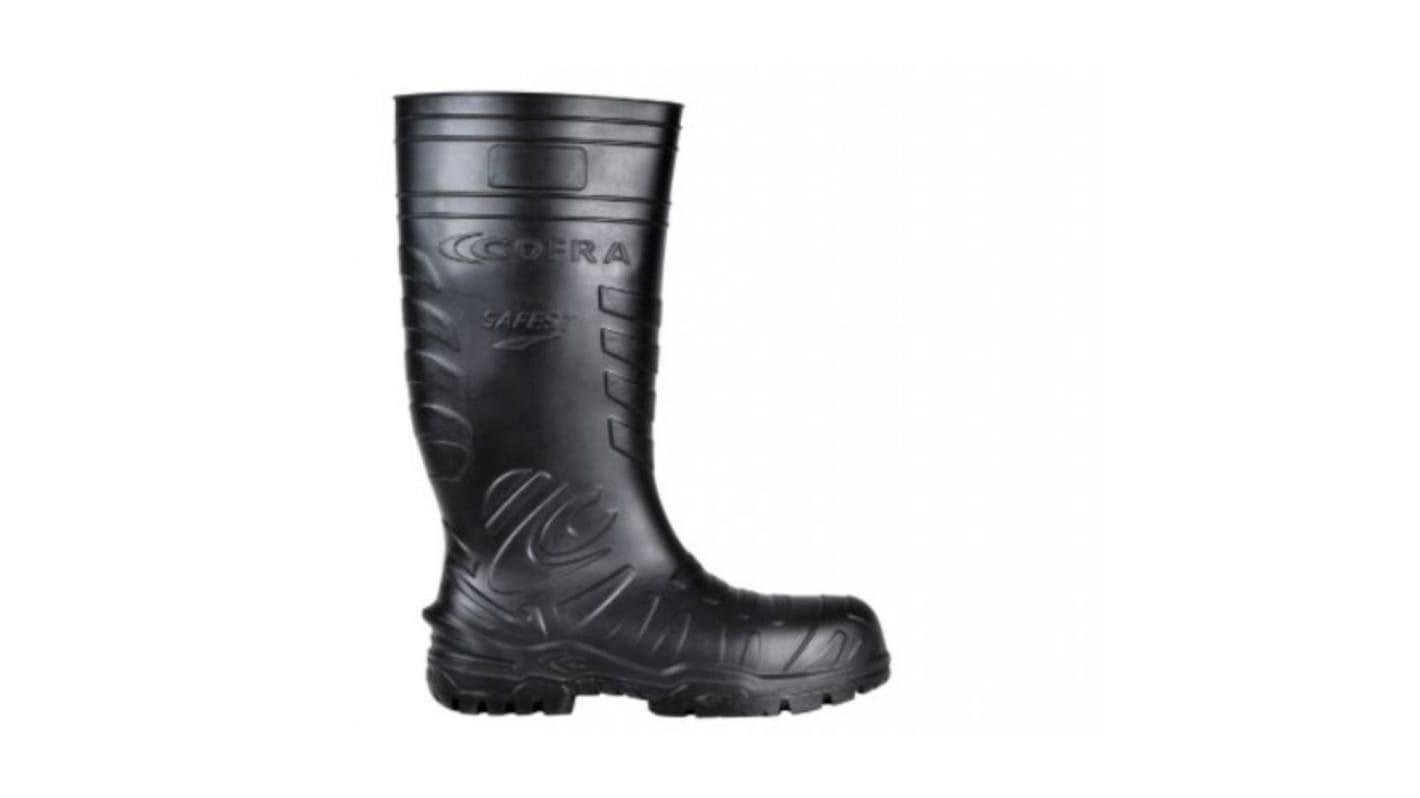Cofra SAFEST BLACK S5S CI LG FO SR Men's Safety Wellingtons, UK 9, EU 43