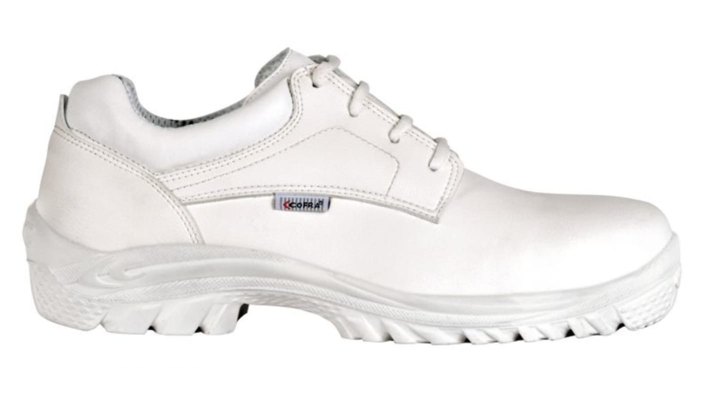 Cofra STIGE WHITE S2 FO SR Men's White Toe Capped Safety Shoes, UK 11