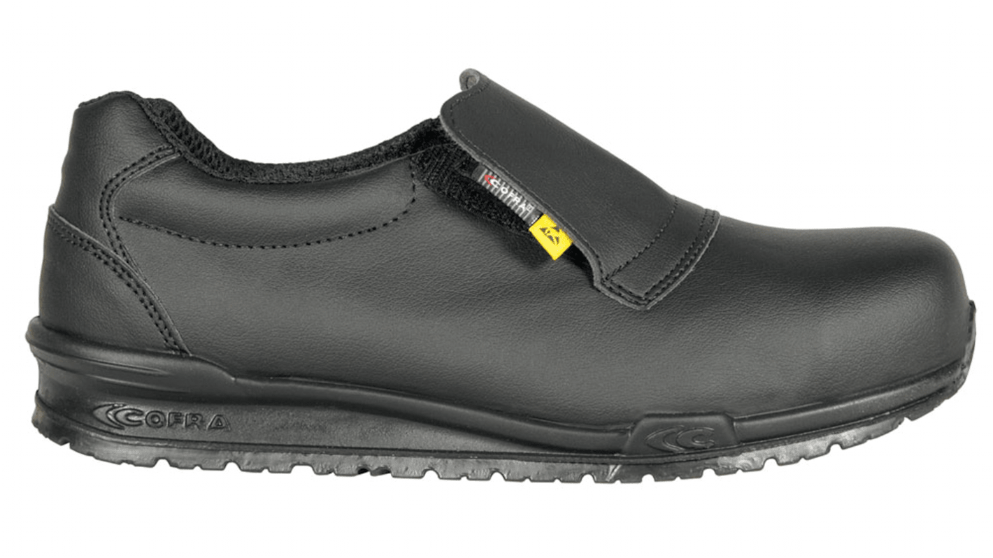 Cofra PUBLIUS Men's Black Toe Capped Safety Shoes, EU 43