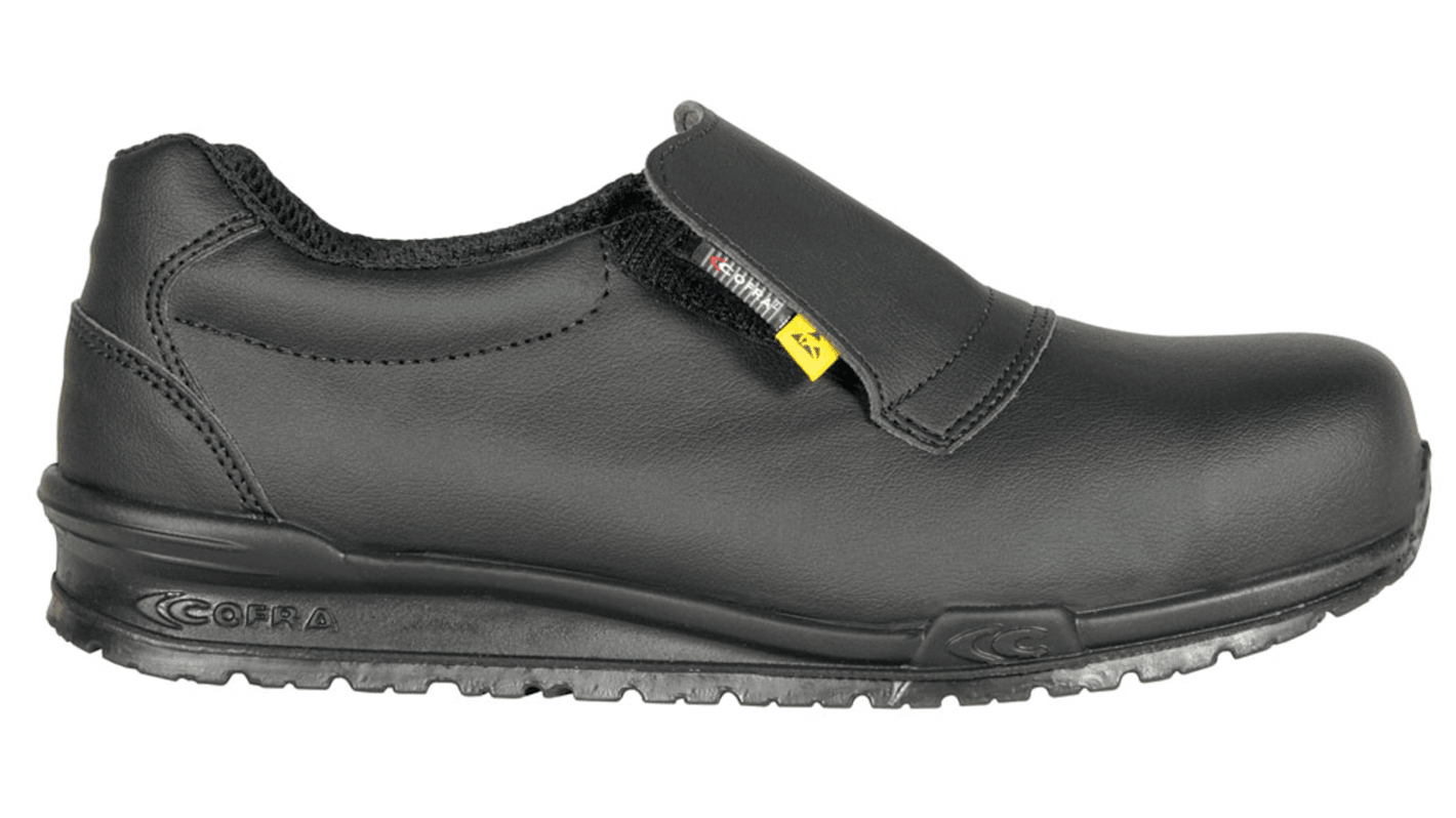 Cofra PUBLIUS ESD S2 FO SR Men's Black Toe Capped Safety Shoes, EU 47