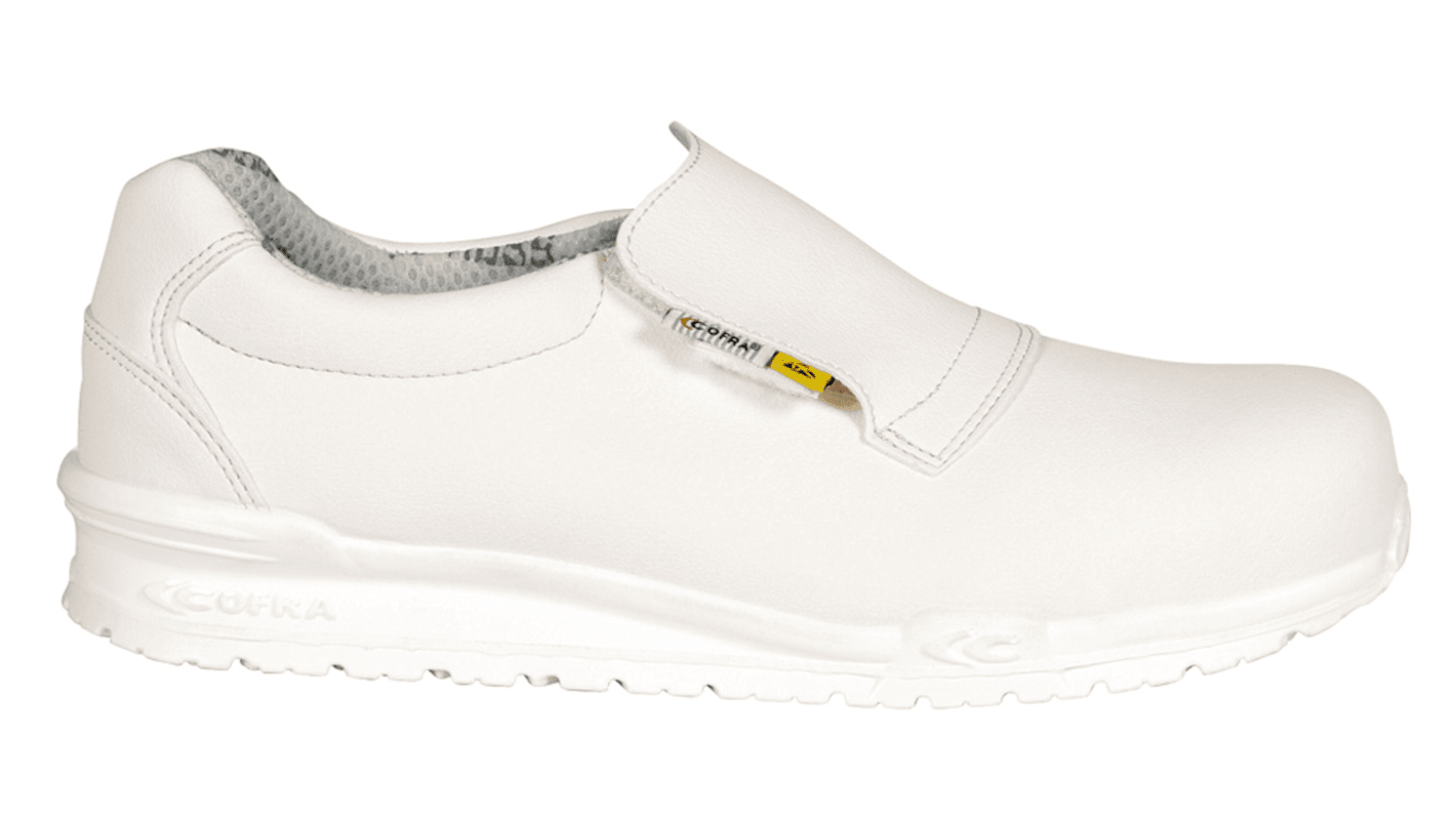 Cofra AUSILIUS ESD S2 FO SR Men's White Toe Capped Safety Shoes, EU 37