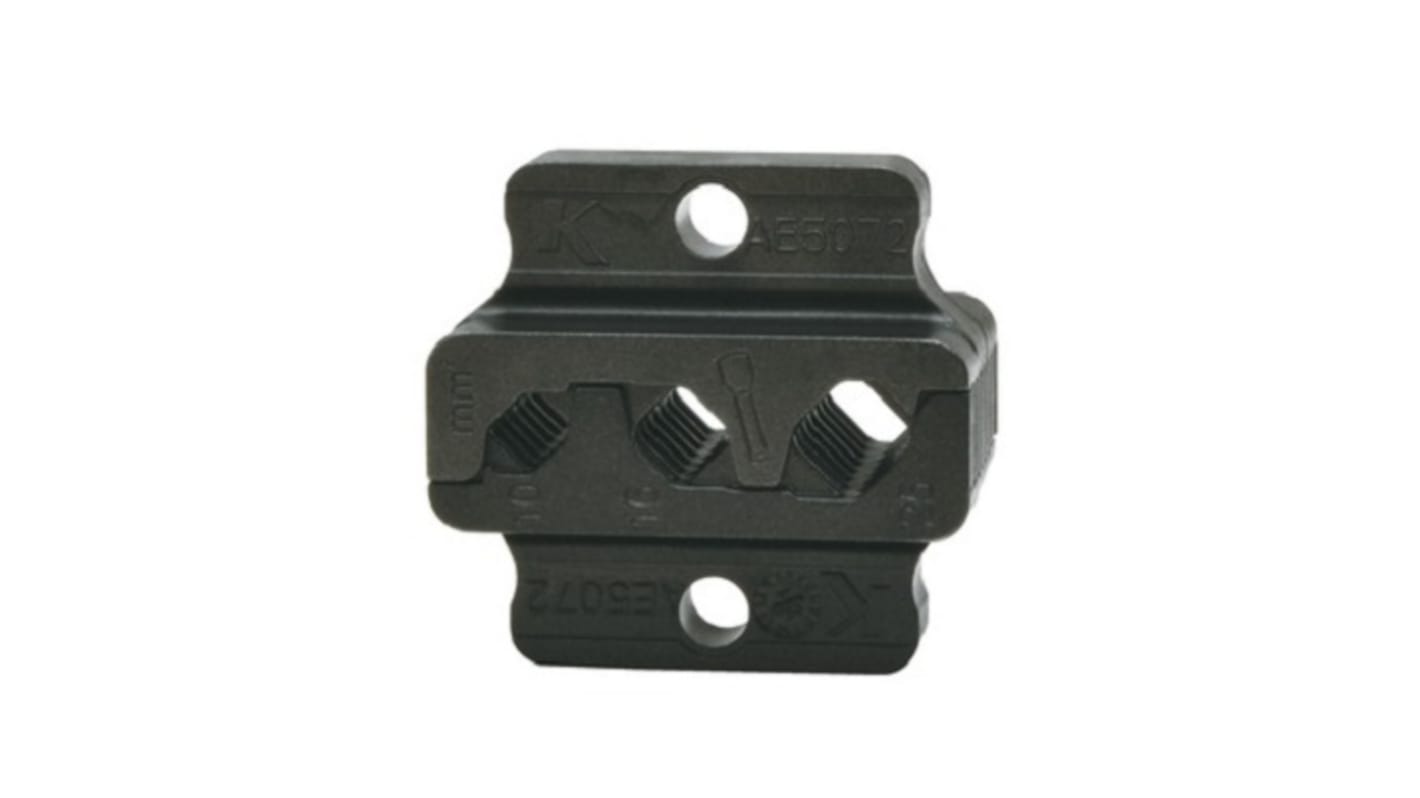 Matriz de crimpado Gustav Klauke AE5072, para Herramienta de crimpado, para cable de 8AWG → 4AWG