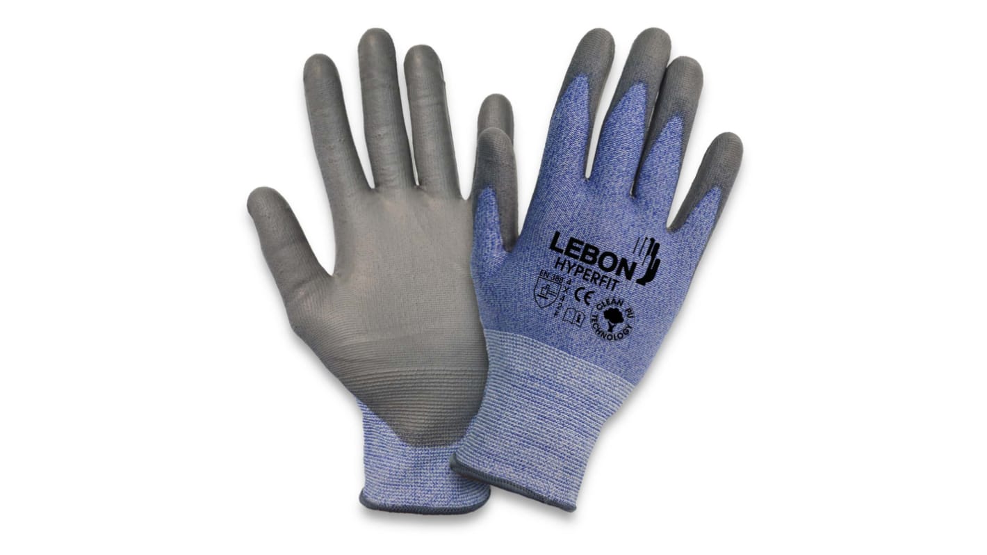 Lebon Protection HYPERFIT-10 Arbeitshandschuhe Größe 10 Abrasion Resistant, Cut Resistant, General Purpose, Good