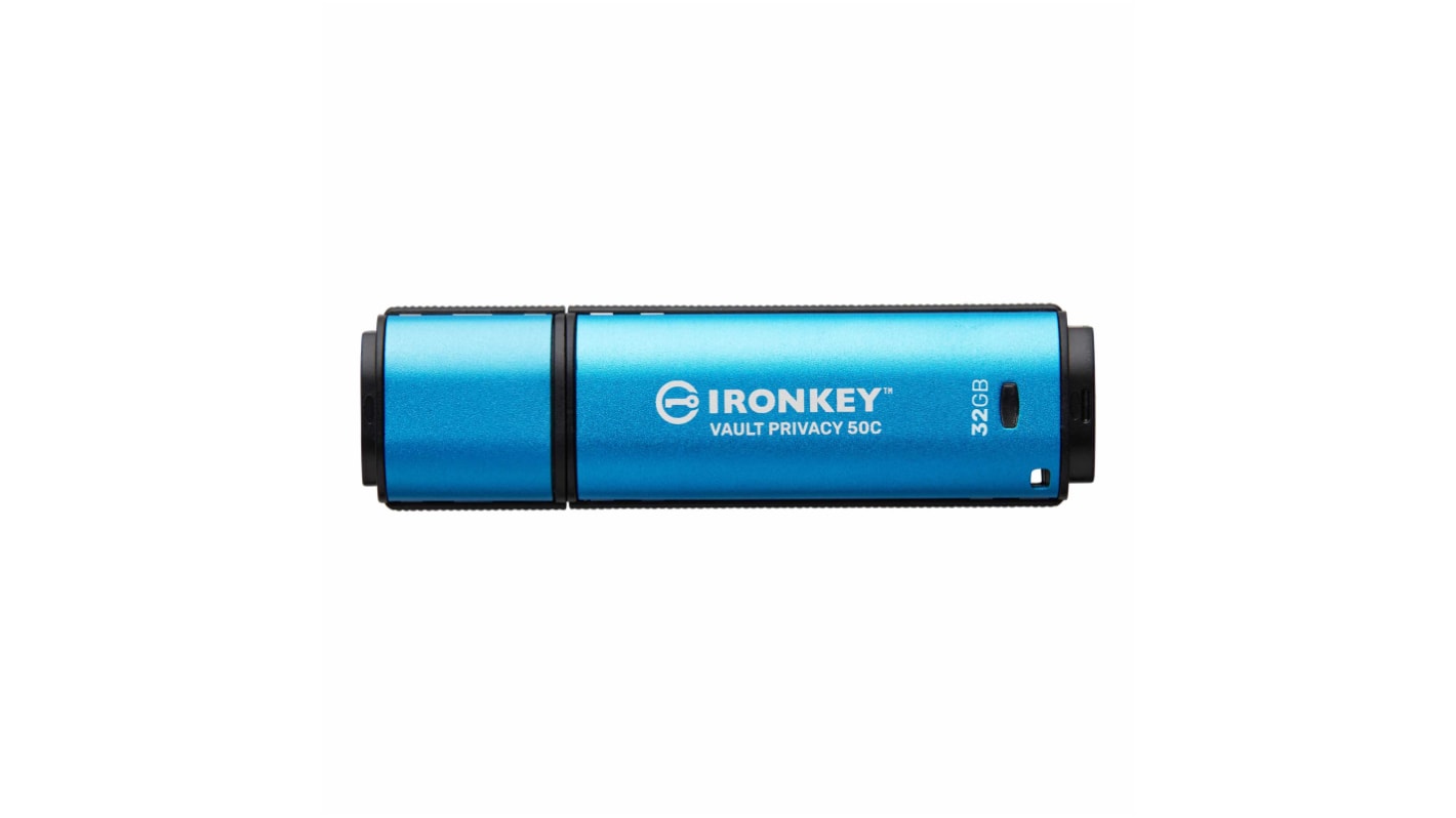 3D TLC, USB-Stick, 32 GB, USB 3.2, AES-XTS 256 bit, IronKey Vault Privacy 50, 197