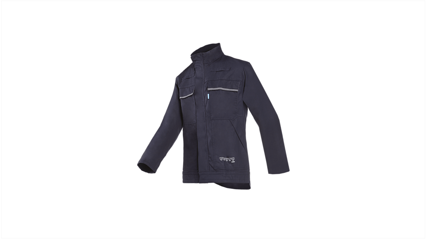 veste de soudeur Sioen Uk 019VA2PF9, Bleu marine, M