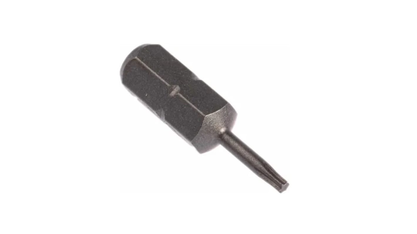 Punta de atornillar RS PRO, Torx T6 de Acero al Cromo Molibdeno, 10 piezas