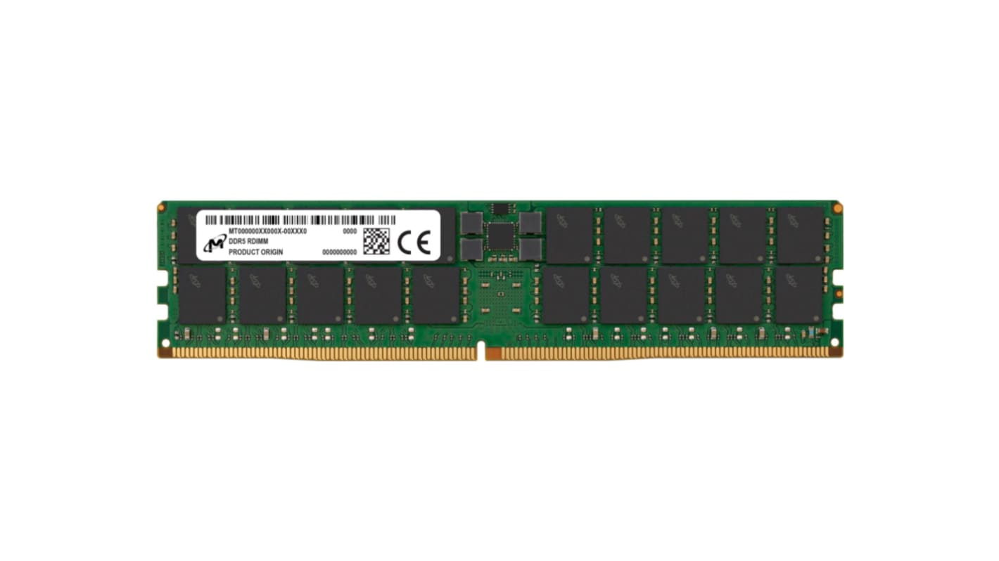 Micron Arbeitsspeicher für Server, 64 GB, 4800MHz DDR5, Nein RDIMM