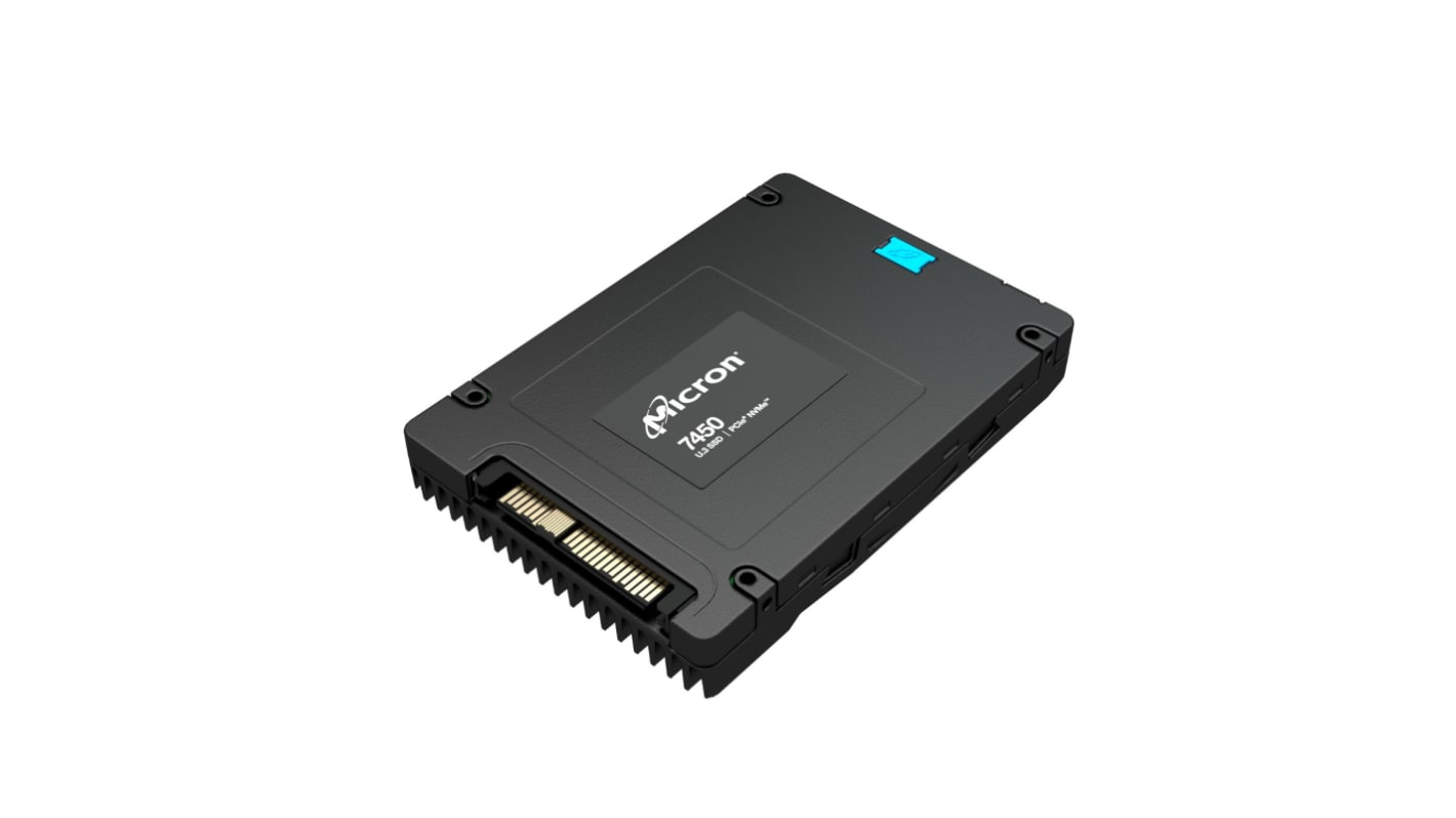Micron 1.92 TB固态硬盘 SSD, NVMe PCIe Gen 4 x 4接口, , U.3, 7450 PRO, 3D TLC