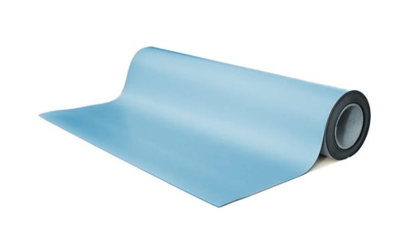 EUROSTAT Blue Table ESD-Safe Mat, 10m x 1.22m x 2.1mm