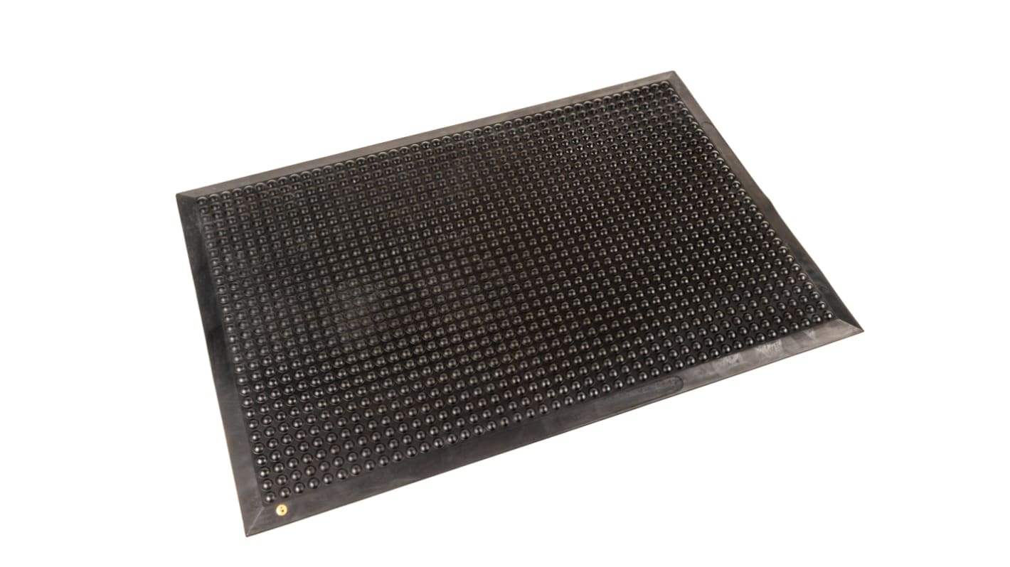 EUROSTAT Black Tacky Mat, 960mm x 660mm x 14mm