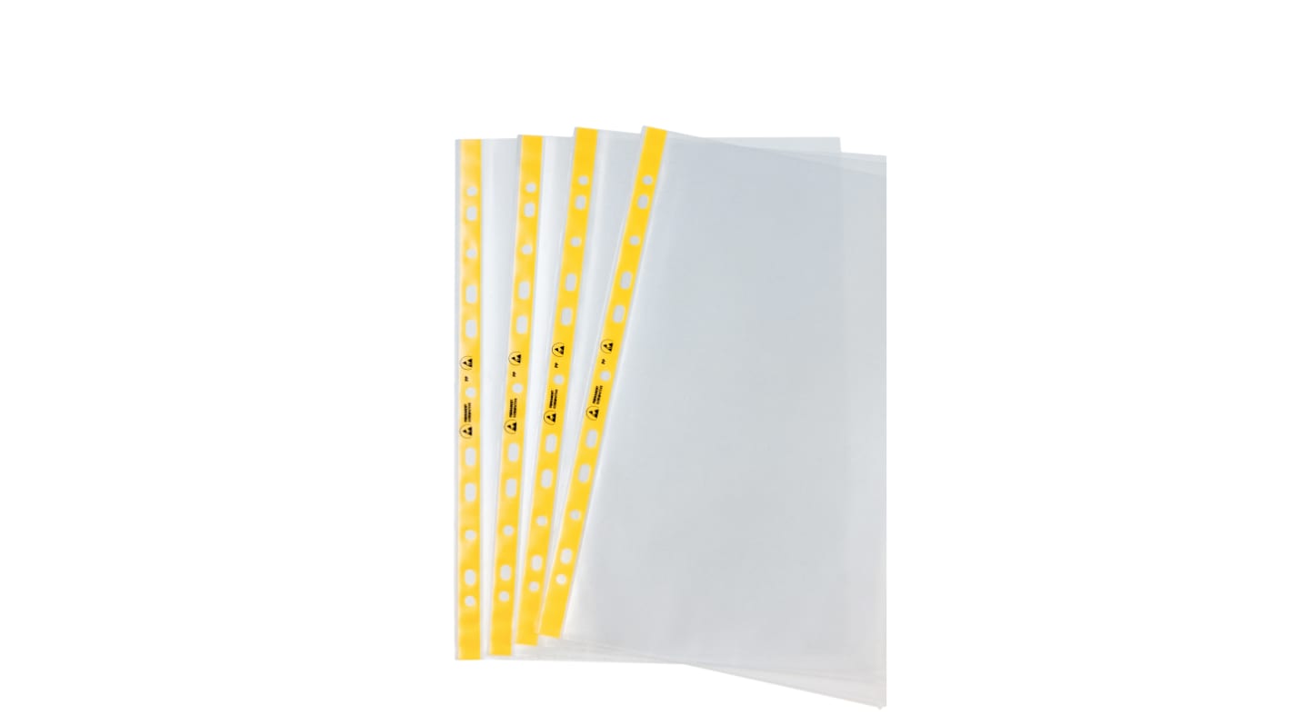 EUROSTAT Dokumentenfach Taschenformat Polypropylene, Transparent