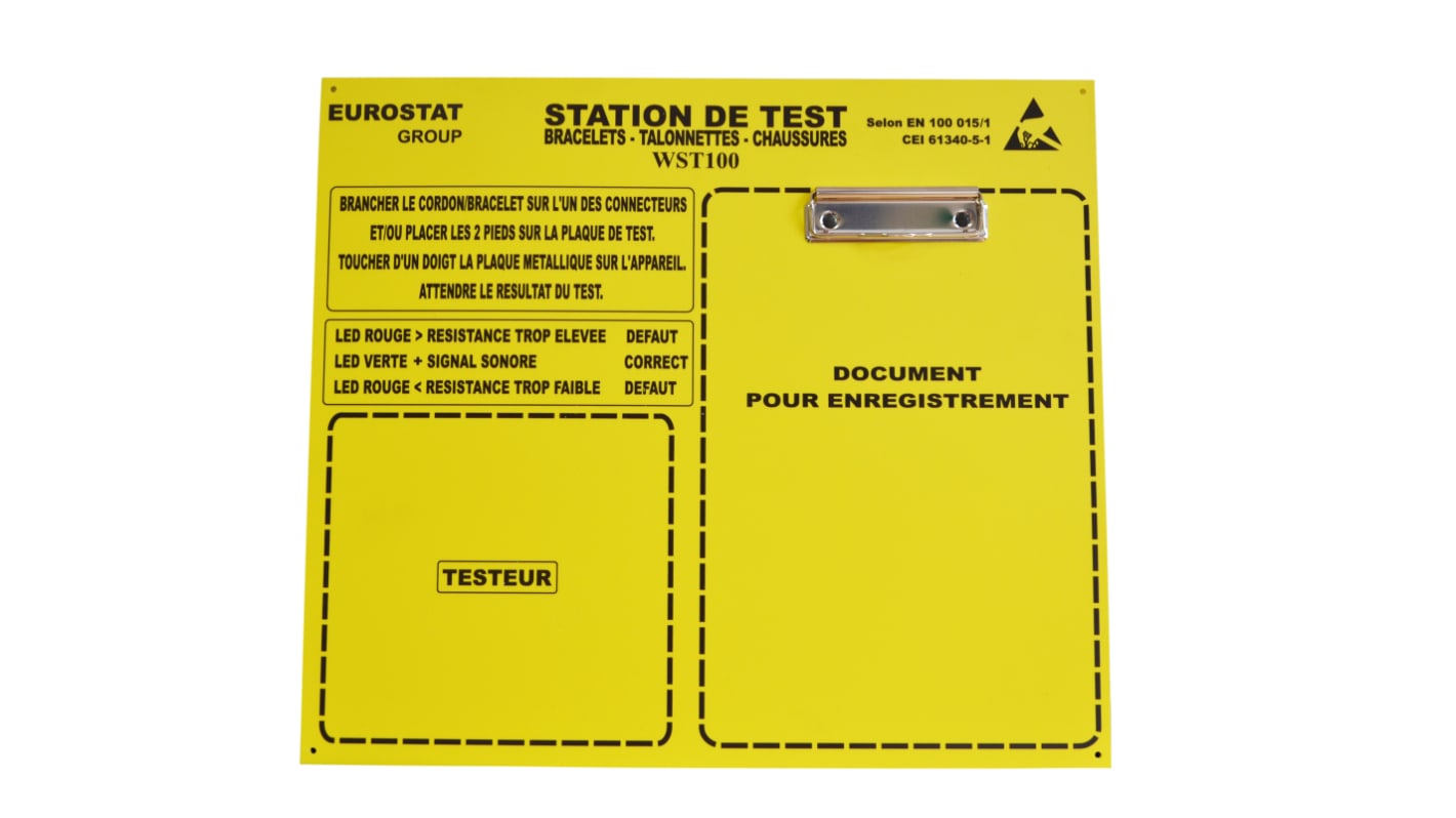EUROSTAT Wrist & Foot Wall Sign and Bracket