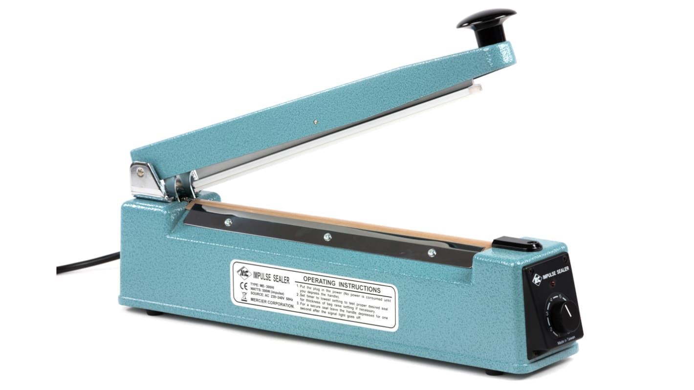 EUROSTAT Heat Sealer, 300mm Seal Length, 2.5mm Seal Width For Use With Film Heat Sealer