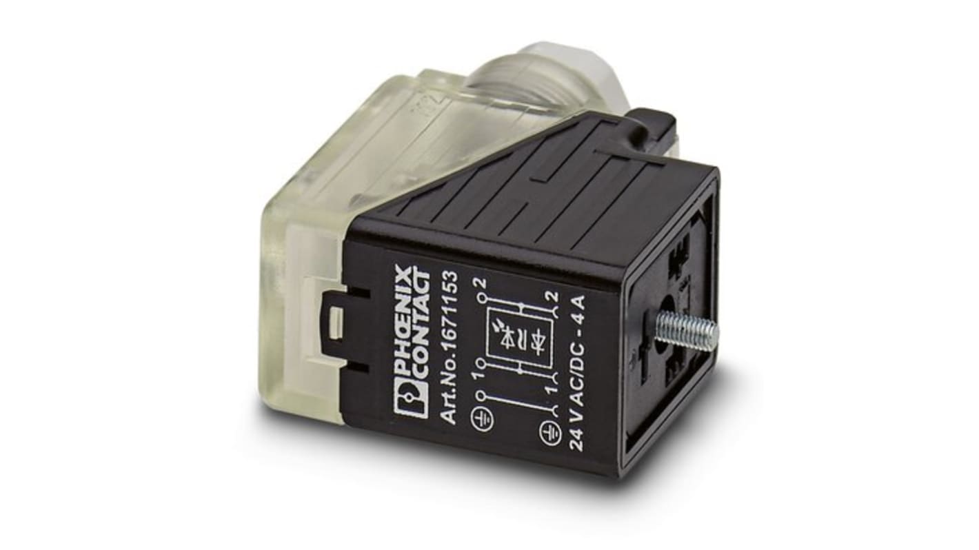 Phoenix Contact 电磁阀插头, 24 V
