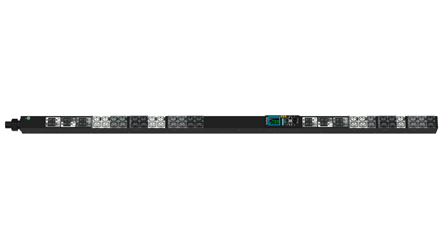 nVent SCHROFF IEC C13, IEC C19 42 Gang Power Distribution Unit, 15.24cm Cable, No, 60A, 400 V, Fused