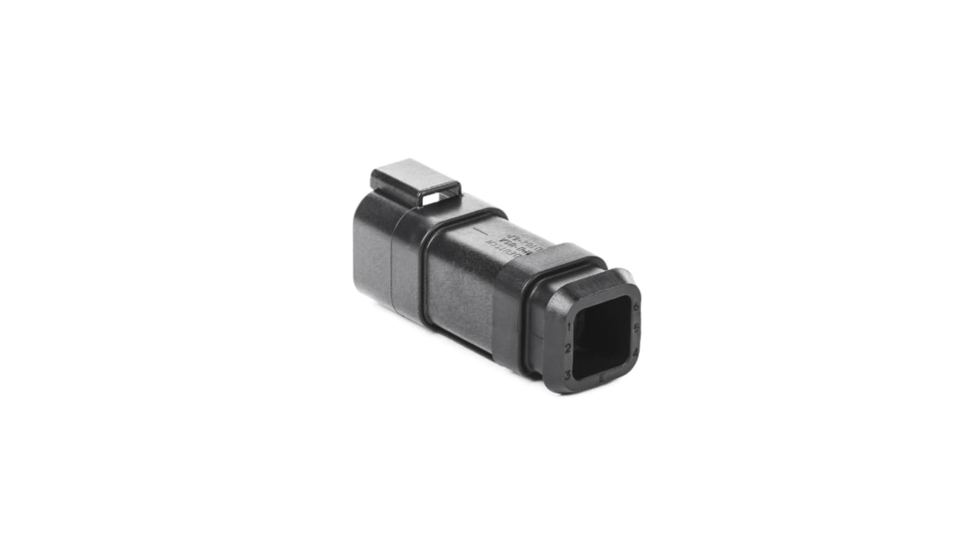 TE Connectivity DEUTSCH DT  Automotive, Kfz-Steckverbinder, Stift, Stecker, 6-polig / 3-reihig, 13A